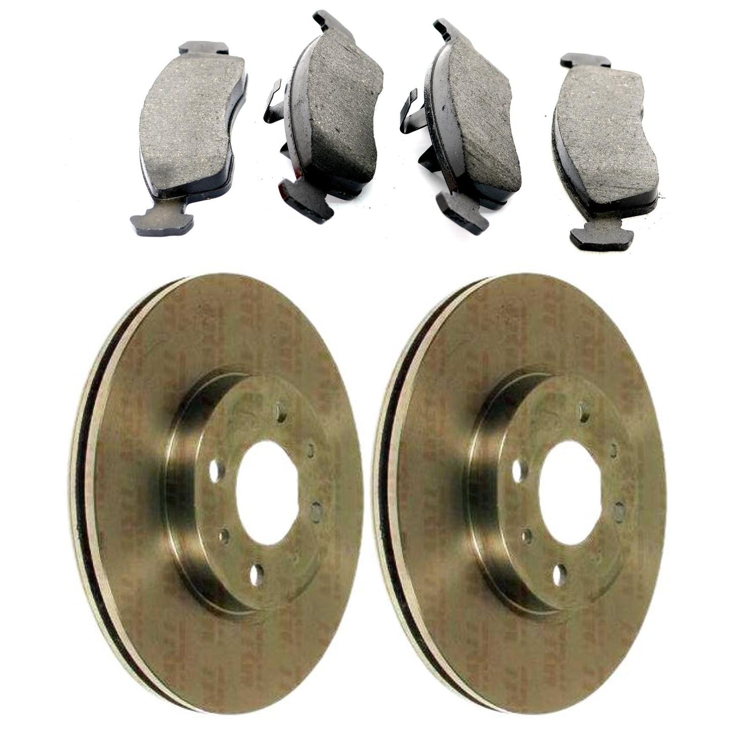 Kit Disco e Pastilha Dianteira - TRW - RCPT12550 - RCDI00800 - (1)