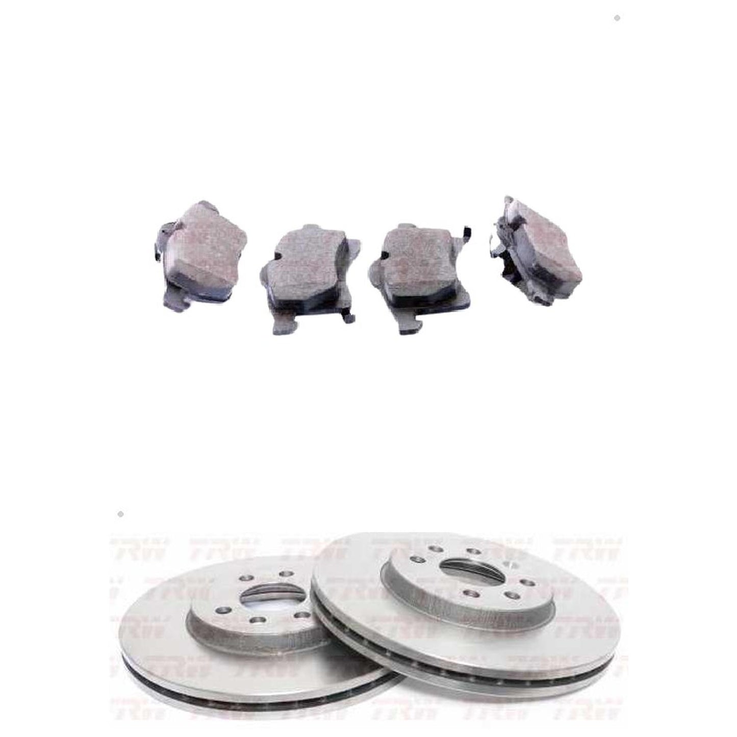 Kit Disco e Pastilha Dianteira - TRW - RCPT12790 - RCDI07500 - (1)