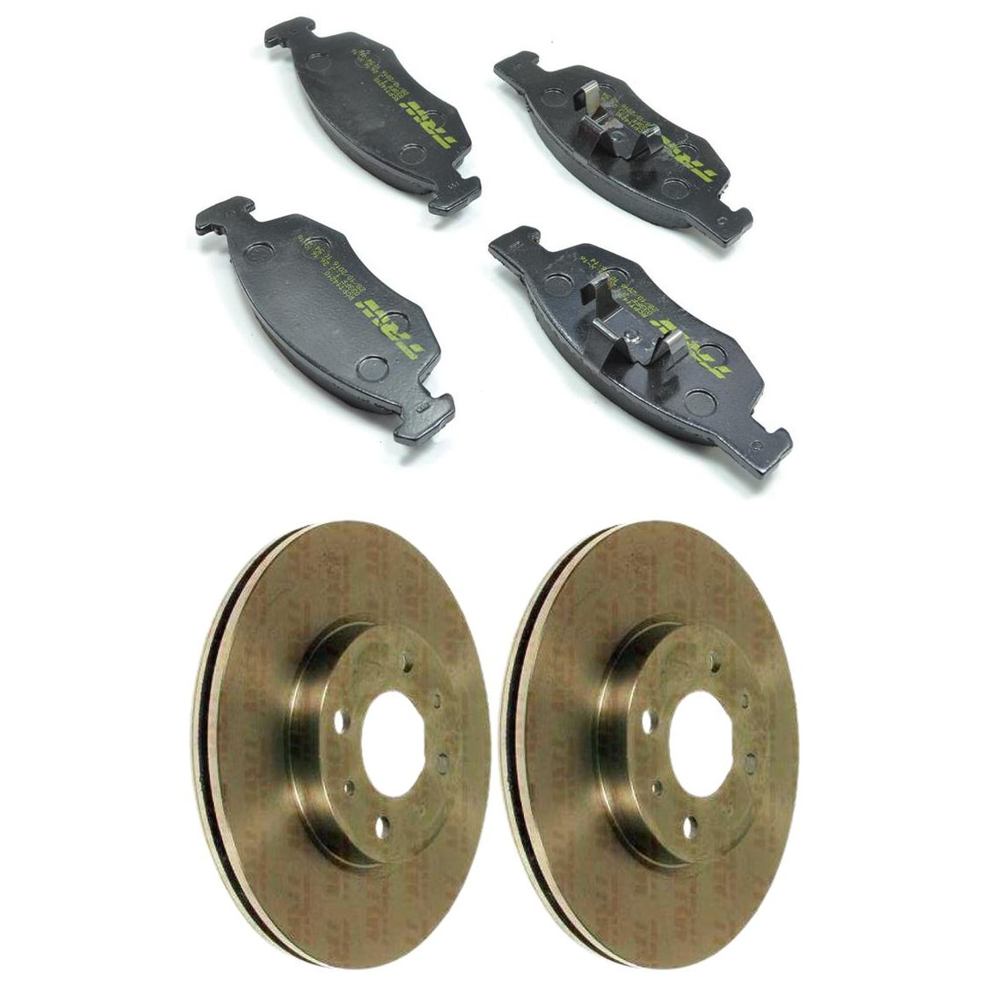 Kit Disco e Pastilha Dianteira - TRW - RCPT14210 - RCDI00800 - (1)
