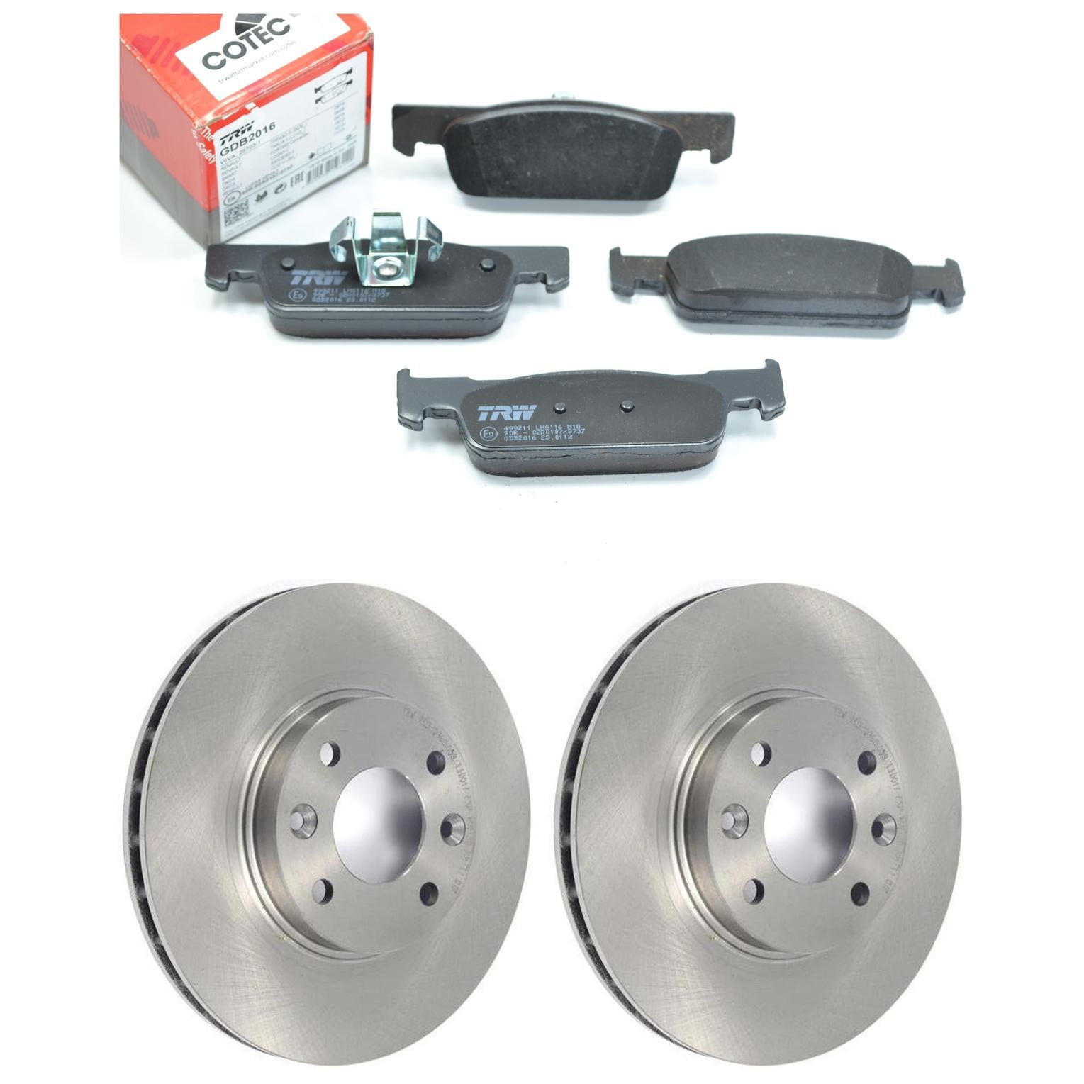 Kit Disco e Pastilha Dianteira - TRW - GDB2016 - RCDI10960 - (1)