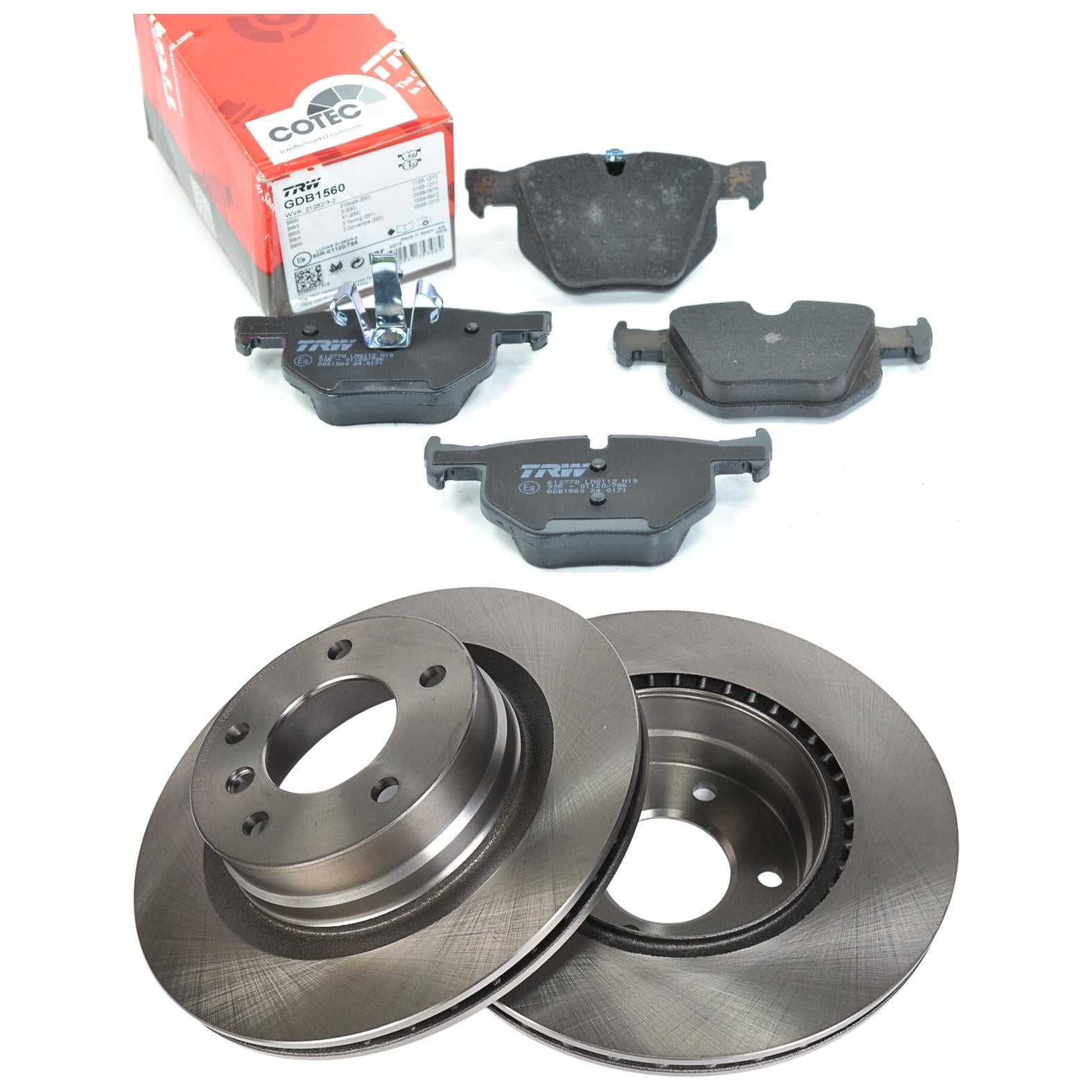 Kit Disco e Pastilha Traseira - TRW - GDB1560 - RCDI10120 - (1)