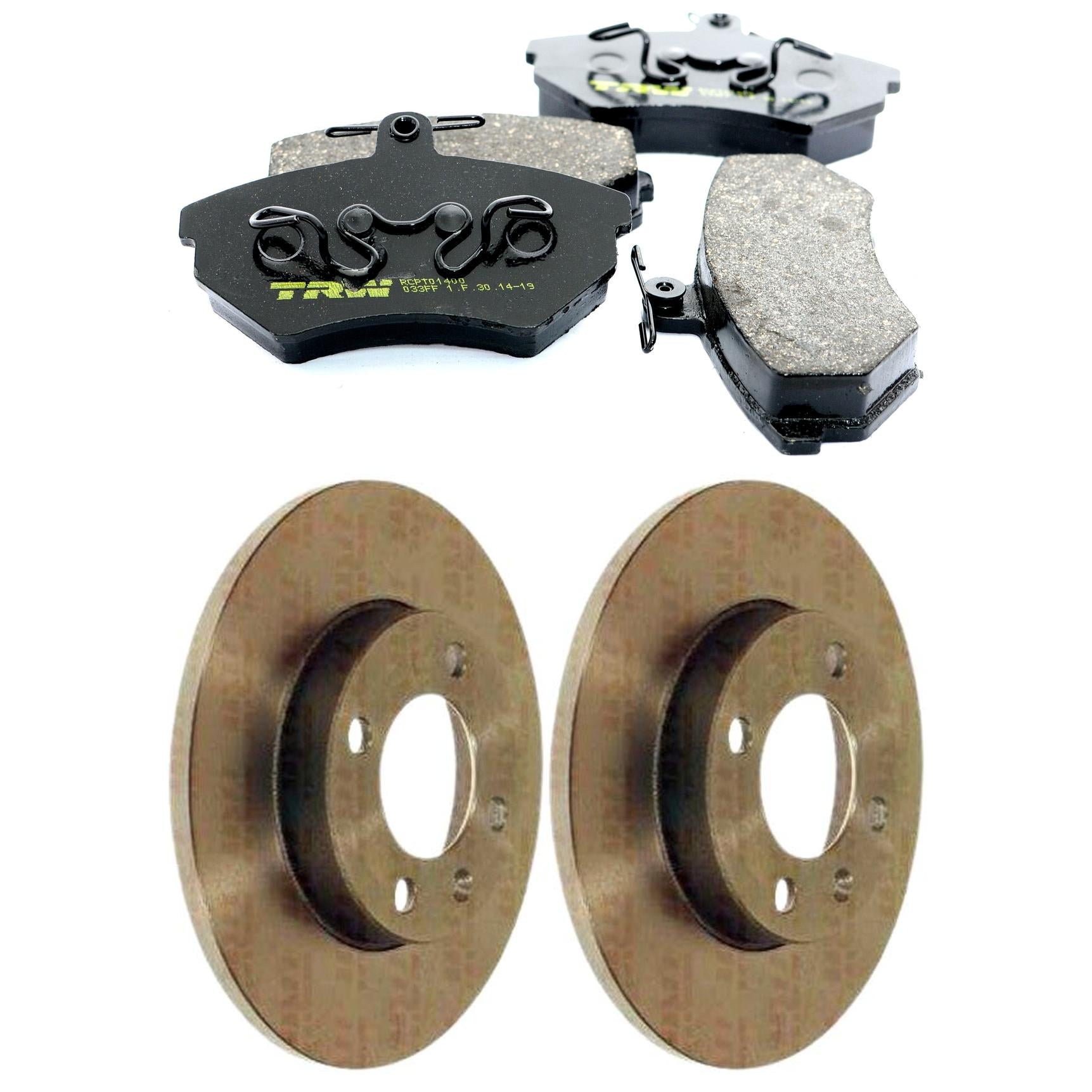 Kit Disco e Pastilha Dianteira - TRW - RCPT01400 - RPDI00480 - (1)
