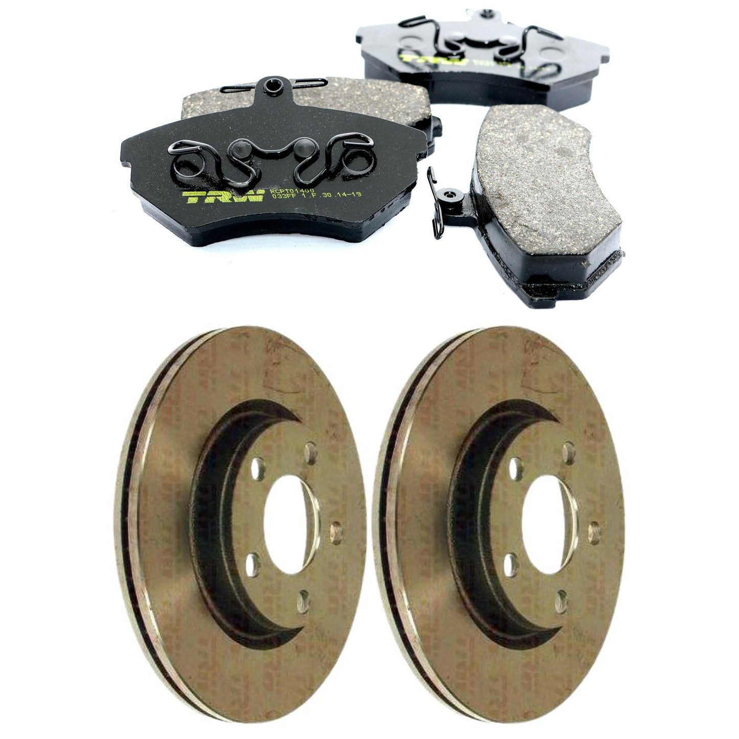 Kit Disco e Pastilha Dianteira - TRW - RCPT01400 - RCDI01750 - (1)