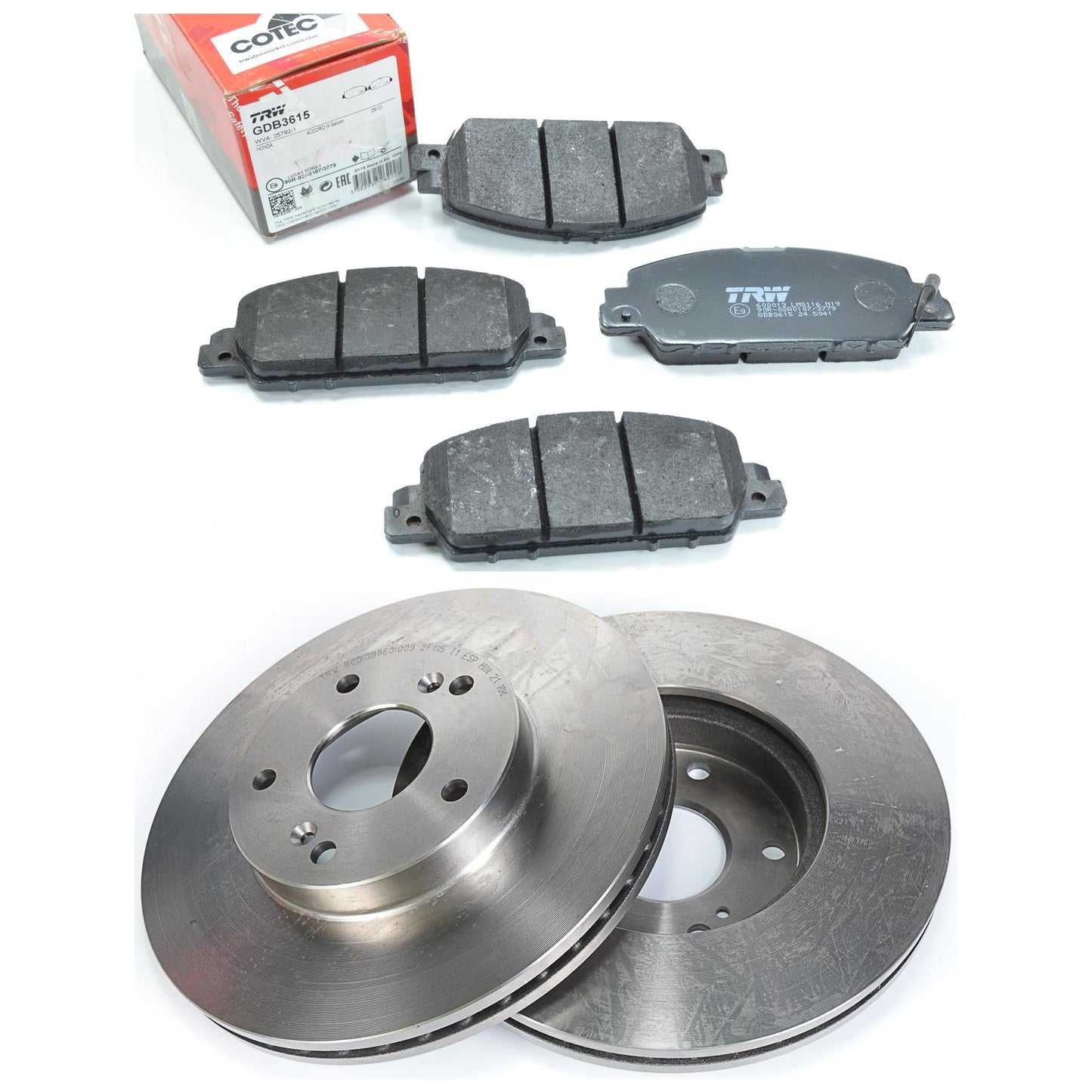 Kit Disco e Pastilha Dianteira - TRW - GDB3615 - RCDI09960 - (1)