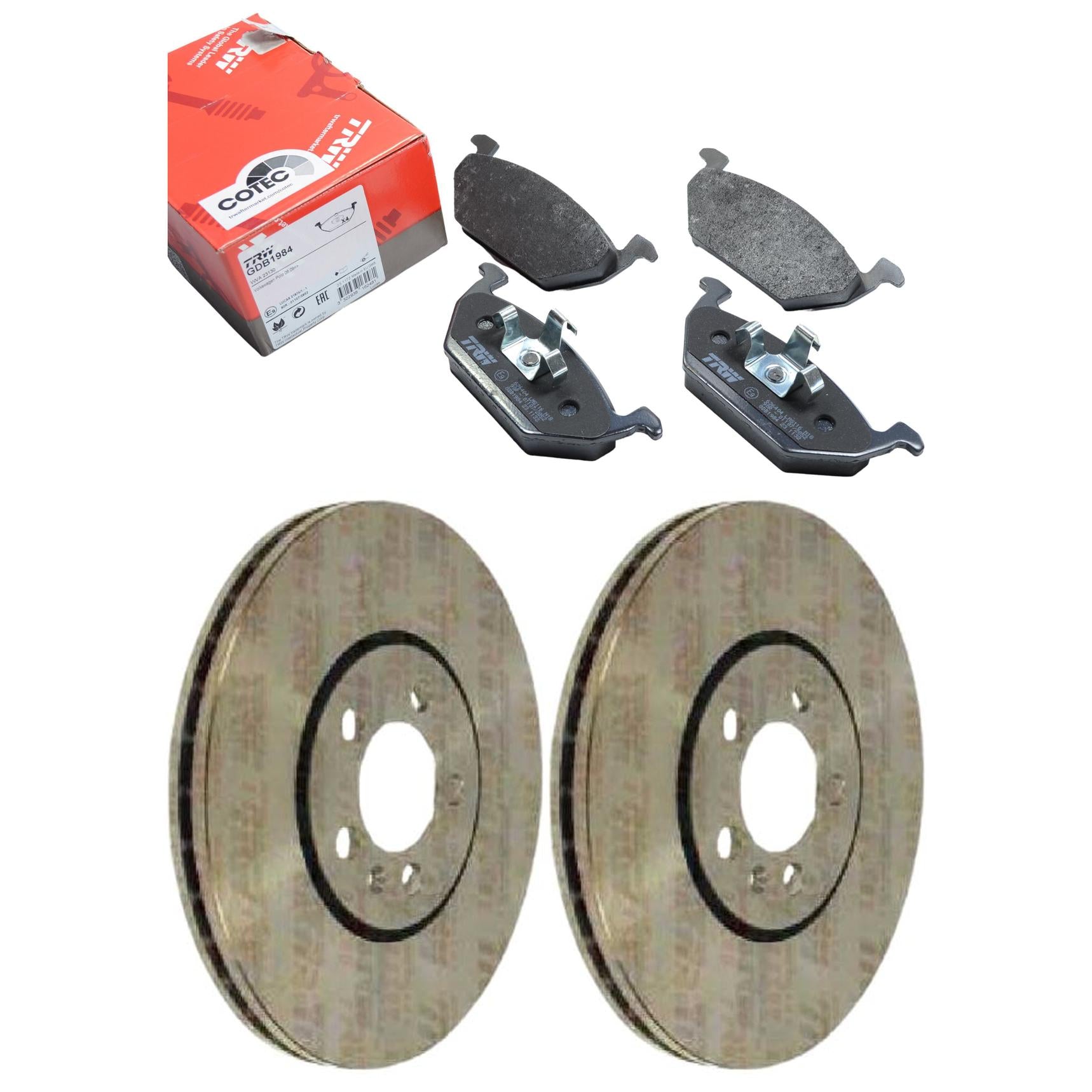 Kit Disco e Pastilha Dianteira - TRW - GDB1984 - RCDI01520 - (1)