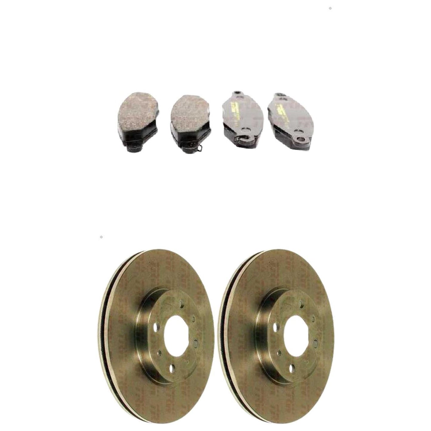Kit Disco e Pastilha Dianteira - TRW - RCPT12830 - RCDI00800 - (1)