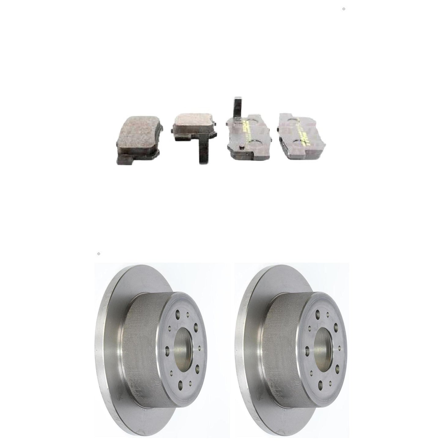 Kit Disco e Pastilha Traseira - TRW - RCPT08920 - RPDI04460 - (1)