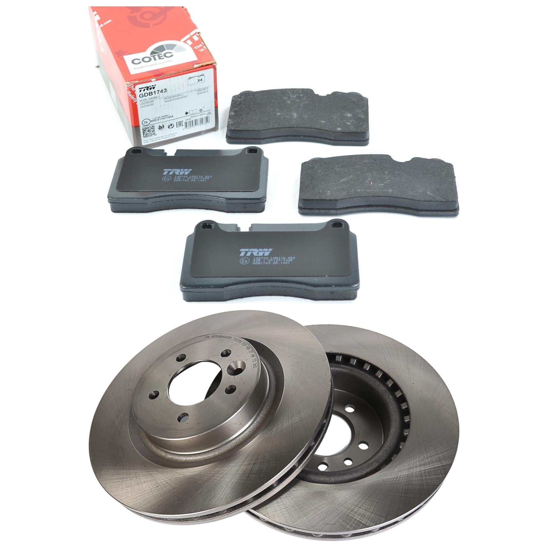 Kit Disco e Pastilha Dianteira - TRW - GDB1743 - RCDI10640 - (1)