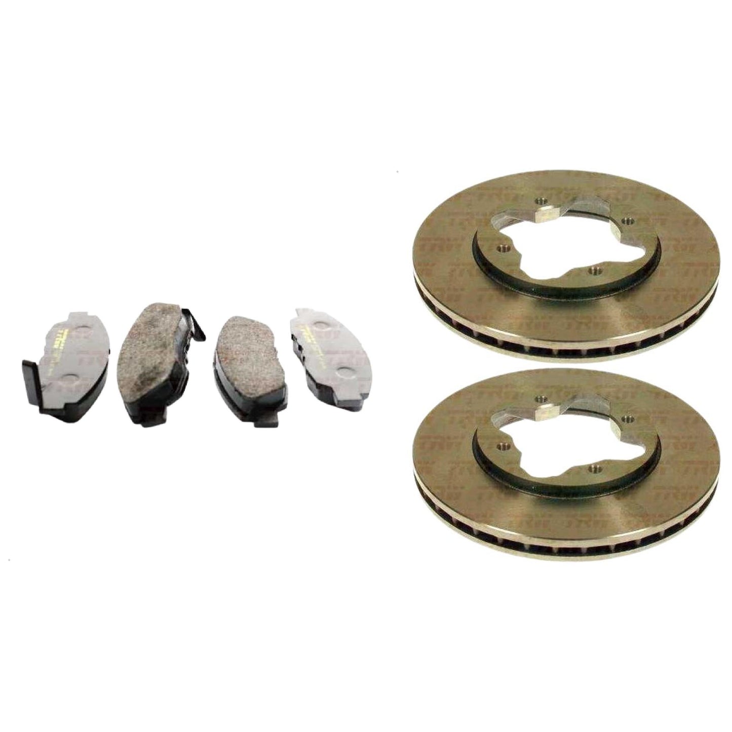 Kit Disco e Pastilha Dianteira - TRW - RCPT08080 - RCDI01280 - (1)
