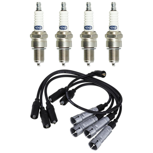 Kit 4 Vela Ignição V-Form e Cabo - Magneti CVMF2202 F5RFMM - (1)