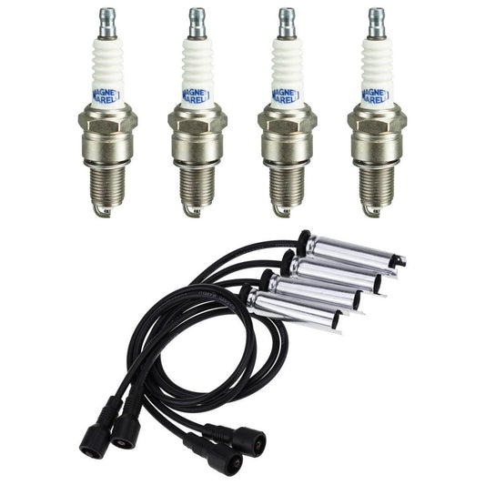 Kit 4 Vela Ignição V-Form e Cabo - Magneti CVMG7102 F5RFMM - (1)