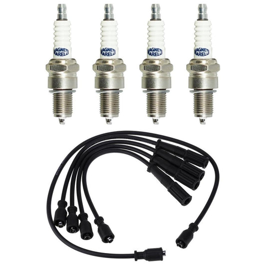 Kit 4 Vela Ignição V-Form e Cabo - Magneti CVMT4202 F5RFMM - (1)