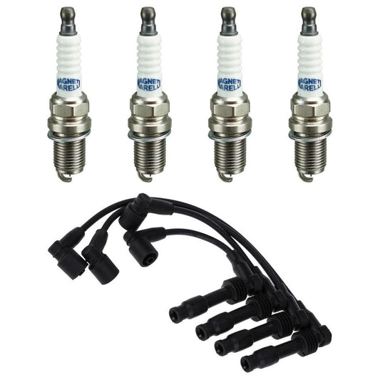 Kit 4 Vela Ignição V-Form e Cabo - Magneti CVMG7802 K6RFMM - (1)