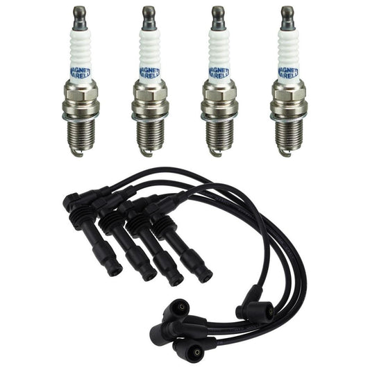 Kit 4 Vela Ignição V-Form e Cabo - Magneti CVMG7902 K6RFMM - (1)
