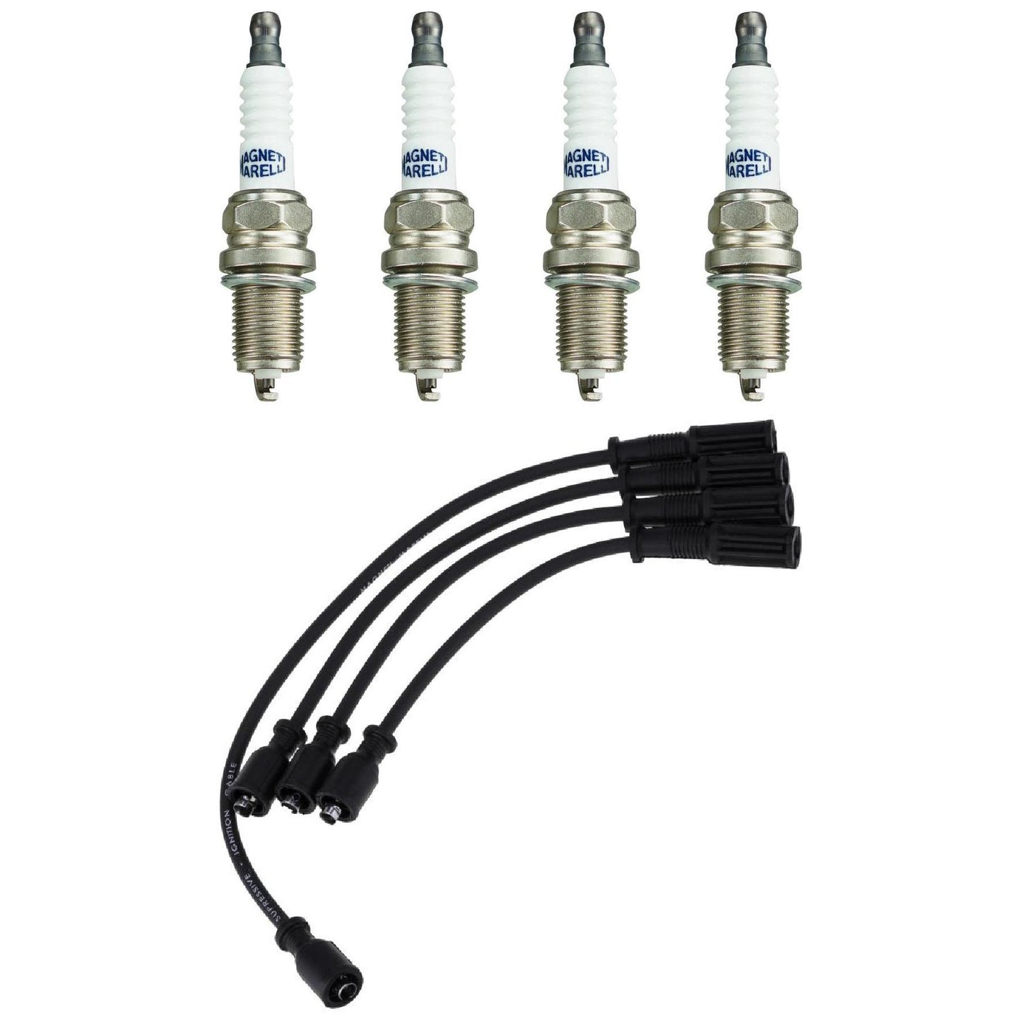 Kit 4 Vela Ignição V-Form e Cabo - Magneti CVMT5402 K6RFMM - (1)