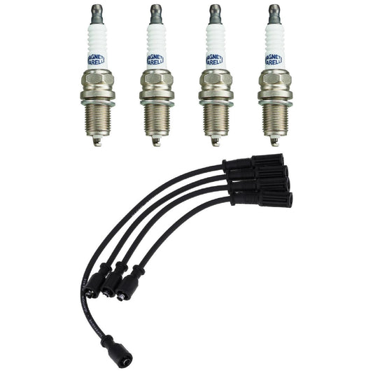 Kit 4 Vela Ignição V-Form e Cabo - Magneti CVMT5402 K6RFMM - (1)