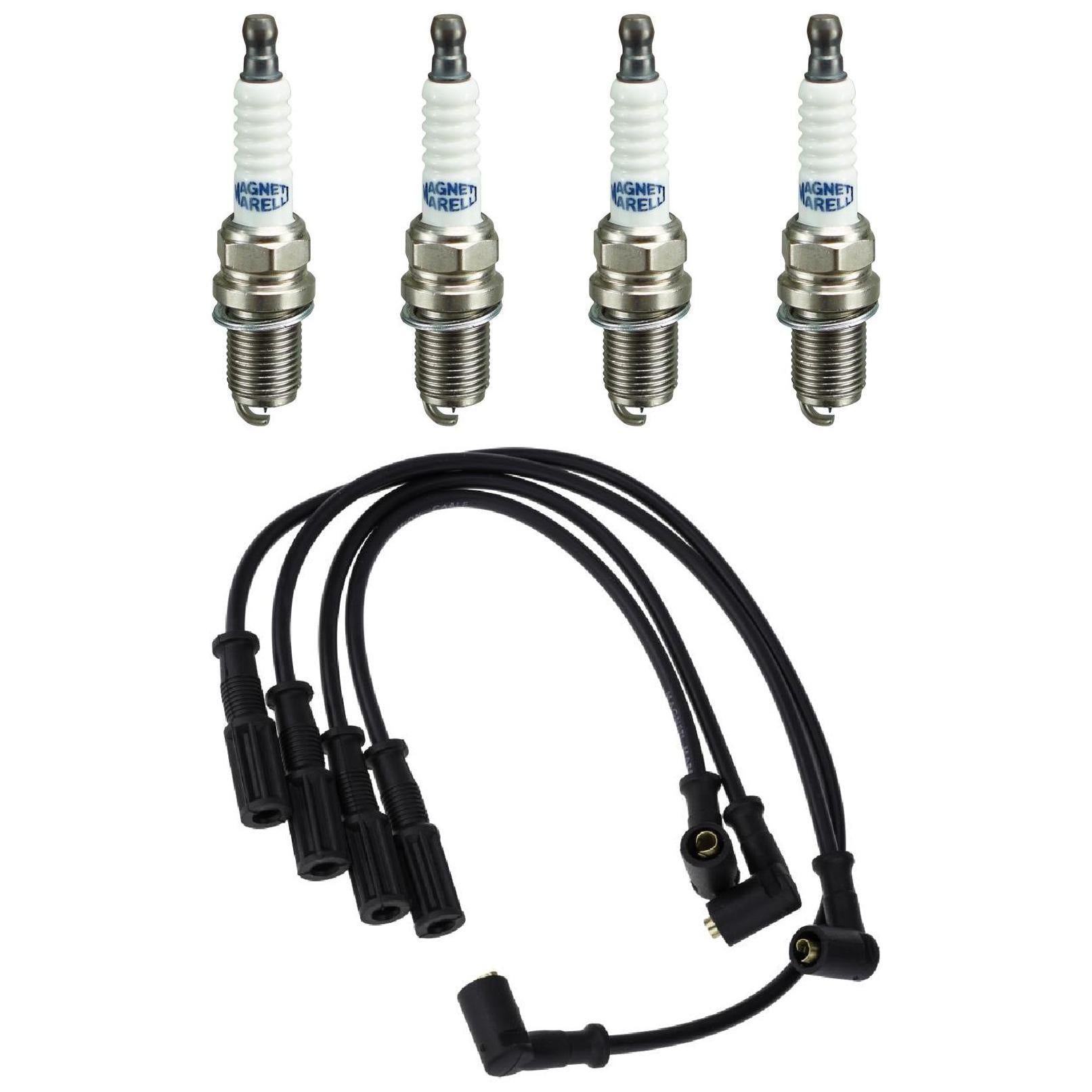 Kit 4 Vela Ignição V-Form e Cabo - Magneti CVMT6002 K6RFMM - (1)