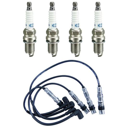 Kit 4 Vela Ignição e Cabo - Magneti CVMV4202 K7RTCMM - (1)