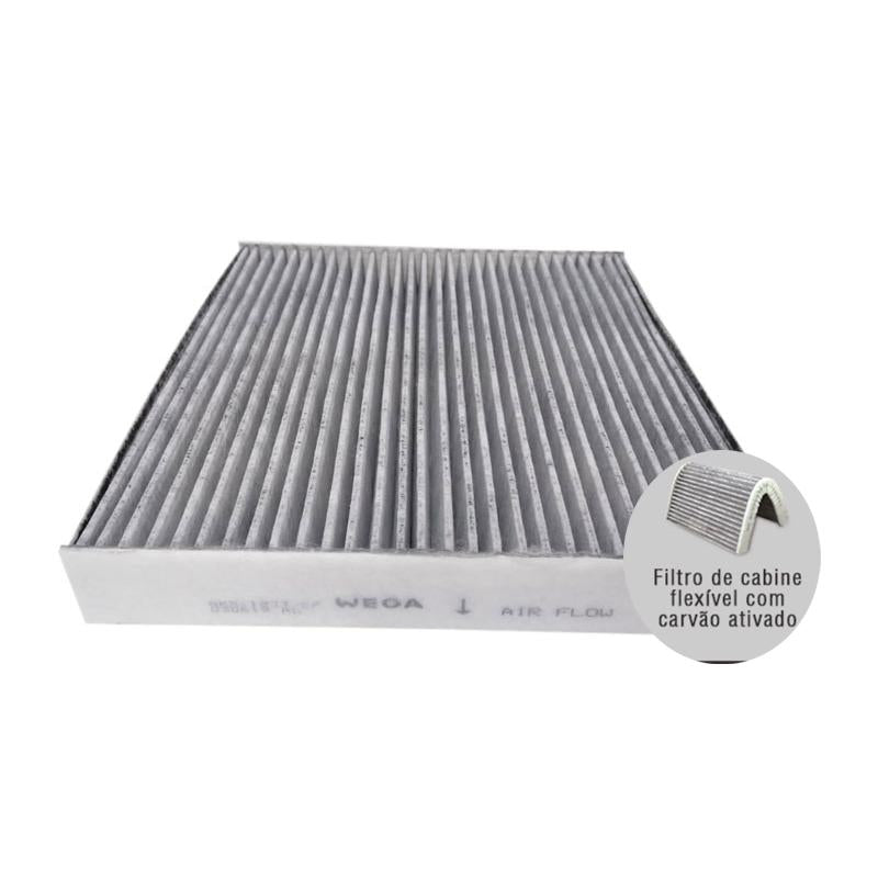 Filtro de Cabine com Carvão Ativado - Wega - AKX-1833/CF - (3)