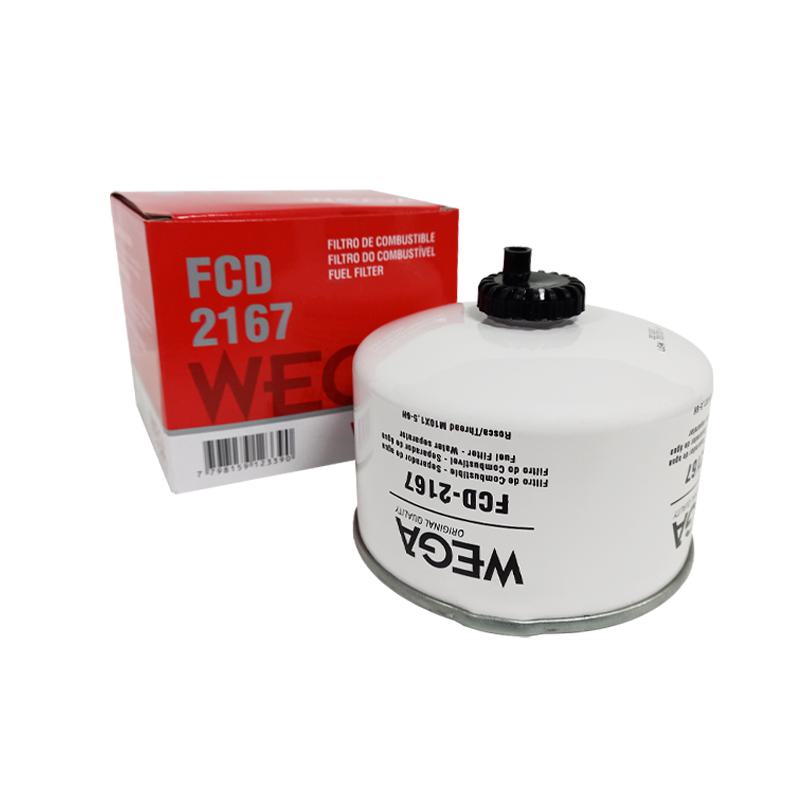 Filtro de Combustível com Dreno - Wega - FCD-2167 - (1)