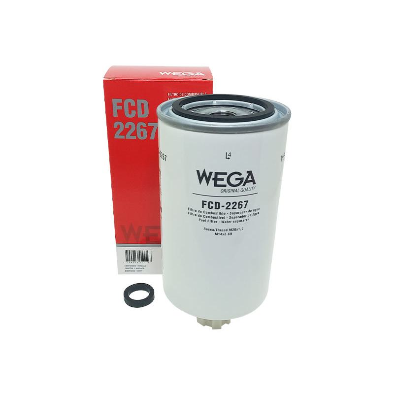 Filtro Separador de Água com Dreno - Wega - FCD-2267 - (1)