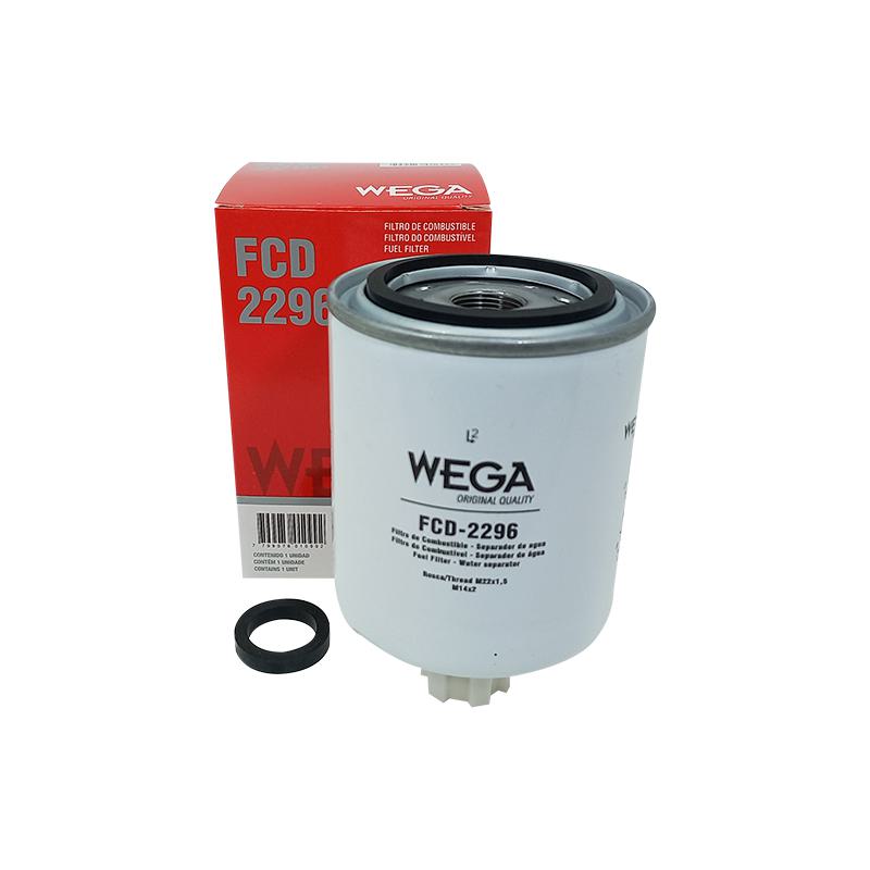 Filtro de Combustível com Dreno - Wega - FCD-2296 - (1)