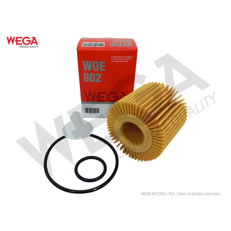 Elemento do Filtro de Óleo - Wega - WOE-802 - (1)