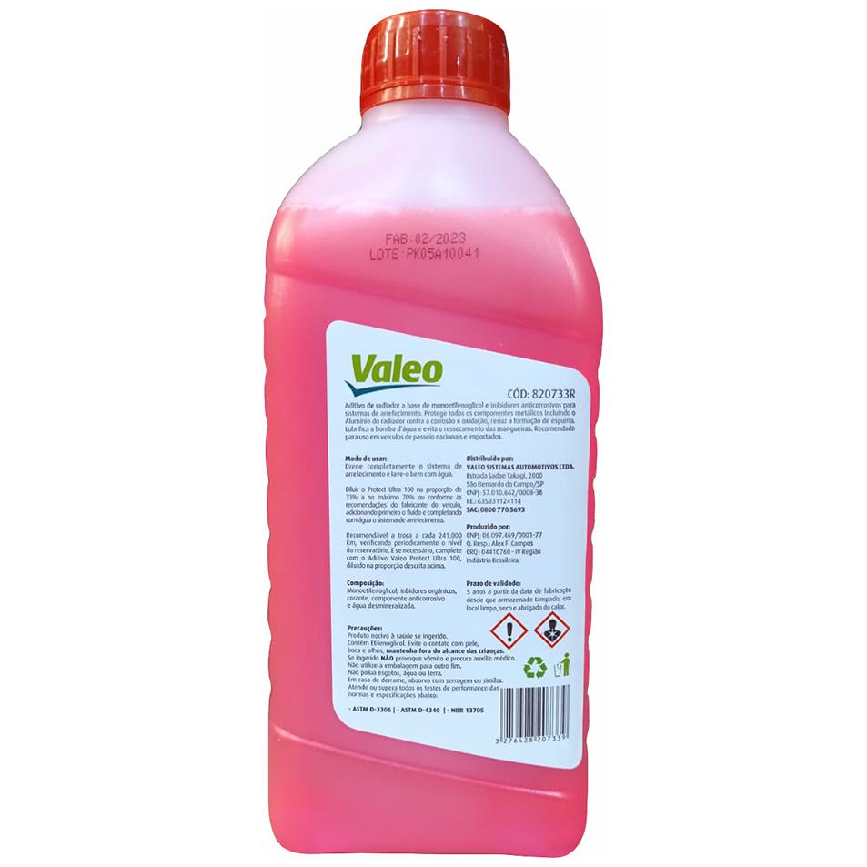Aditivo Radiador Protect Ultra (Orgânico Concentrado Rosa) - Valeo - 820733R - (3)