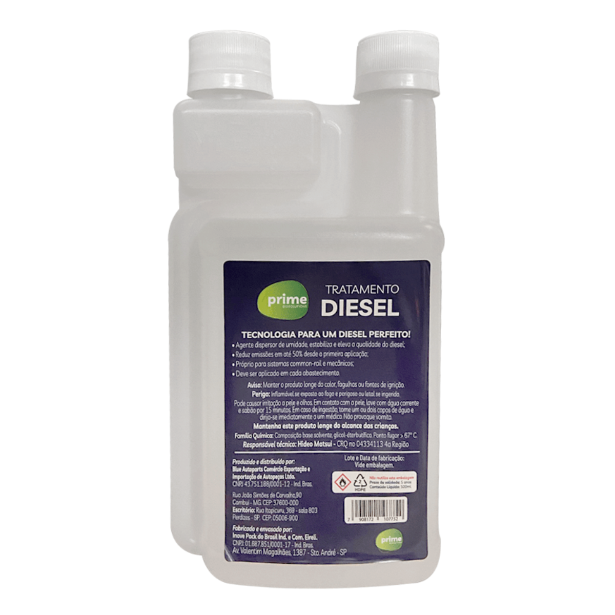 Kit 4 Uni Aditivo De Tratamento Para Diesel Prime Biosolutions - (3)