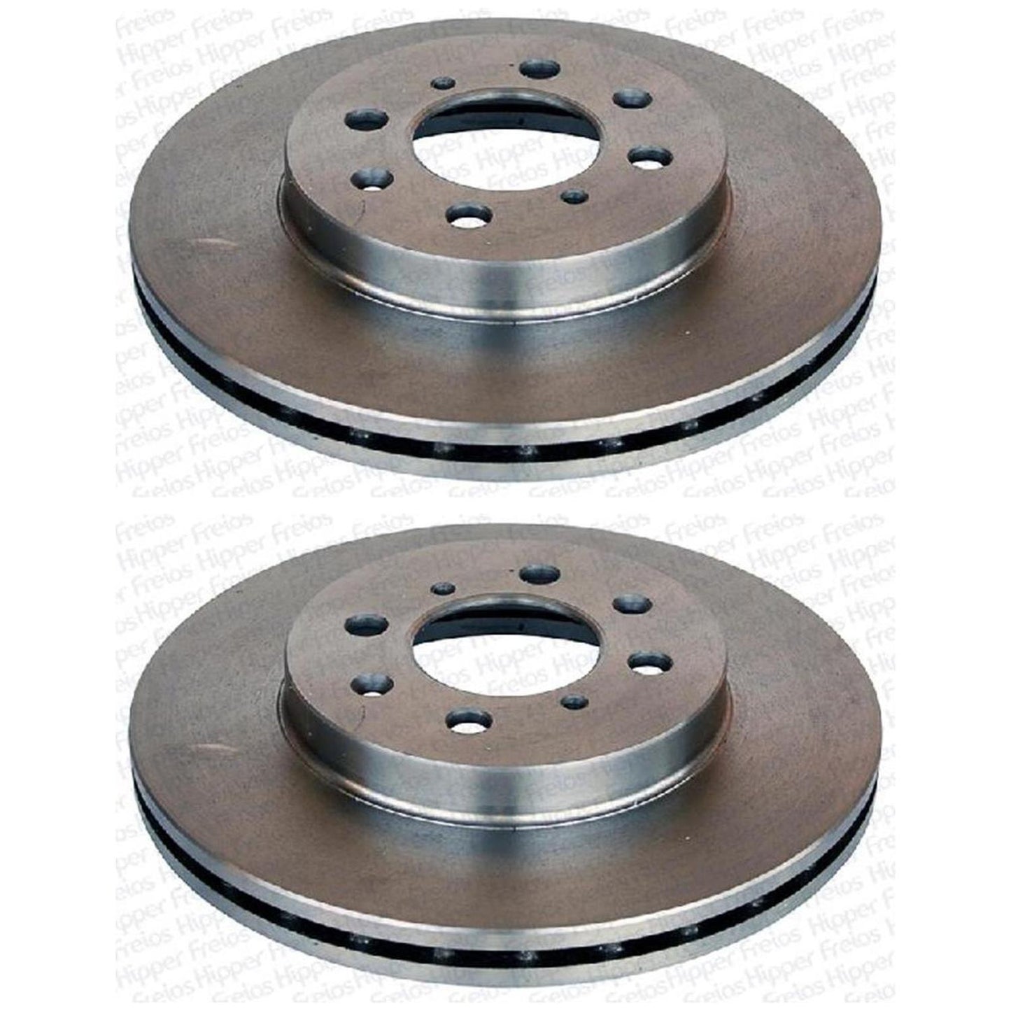Par Disco Freio Dianteiro - Hipper Freios - HF 700E - (1)