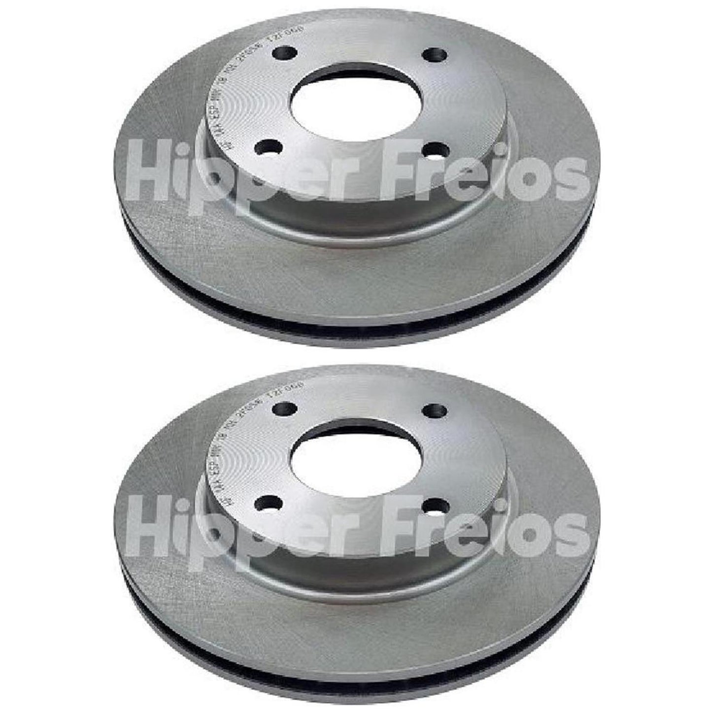 Par Disco Freio Dianteiro - Hipper Freios - HF 14A - (1)