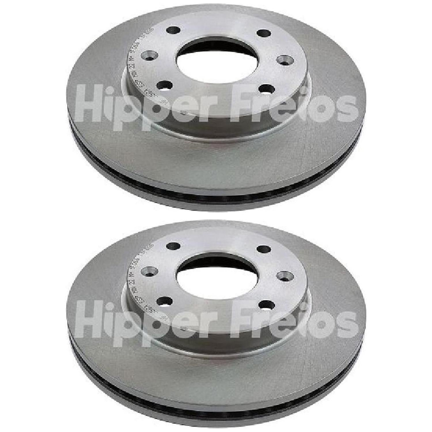 Par Disco Freio Dianteiro - Hipper Freios - HF 358A - (1)