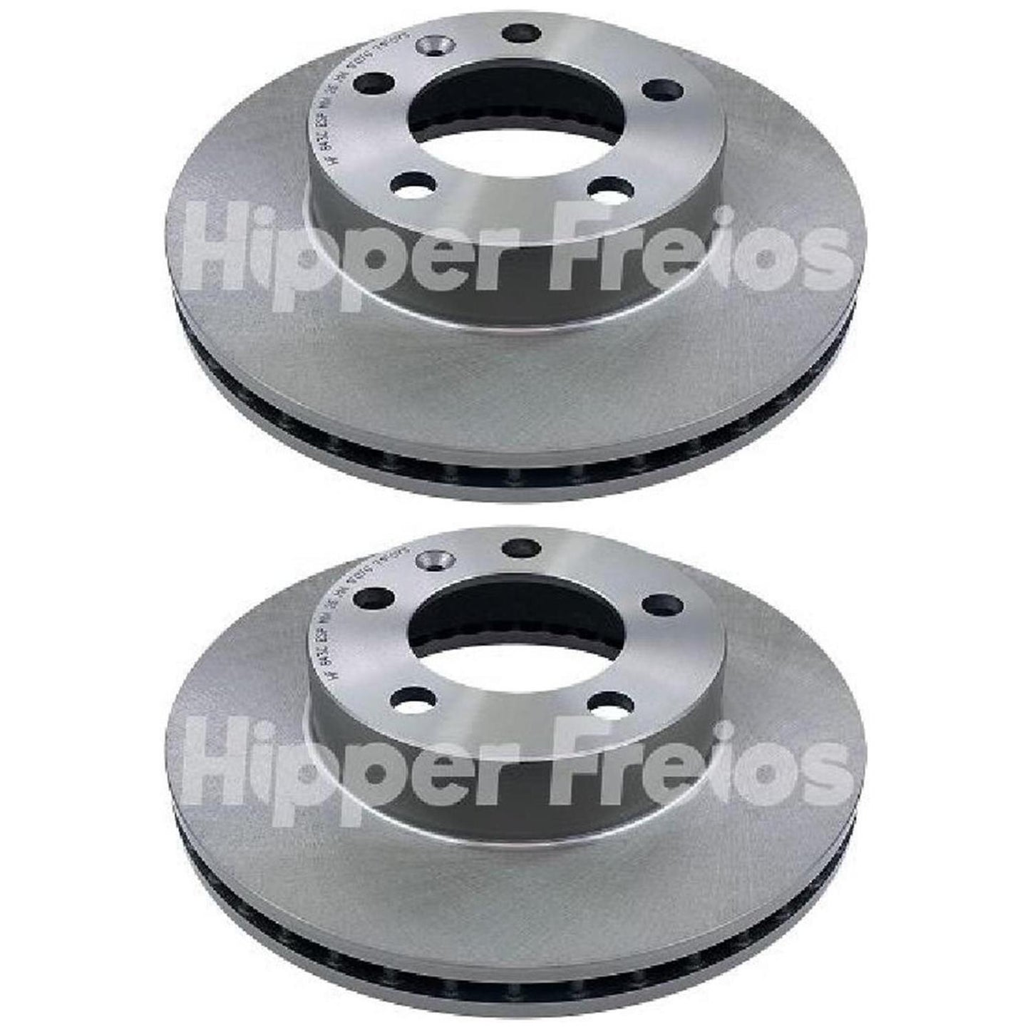 Par Disco Freio Dianteiro - Hipper Freios - HF 843C - (1)