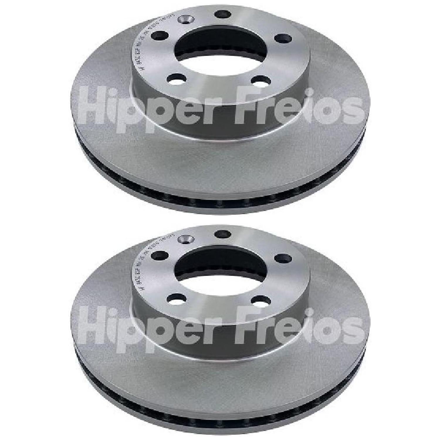 Par Disco Freio Dianteiro - Hipper Freios - HF 843C - (1)