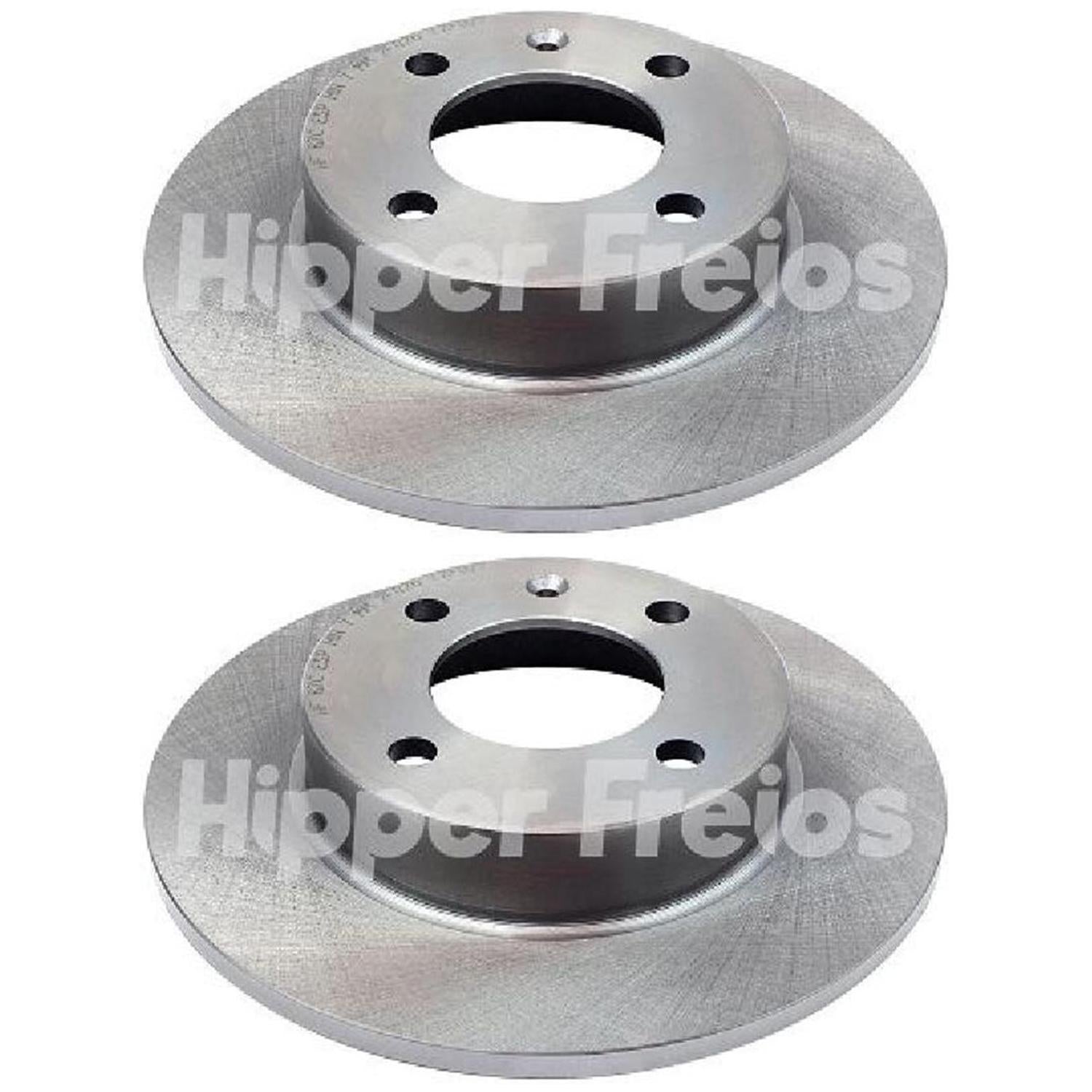 Par Disco Freio Traseiro - Hipper Freios - HF 87C - (1)
