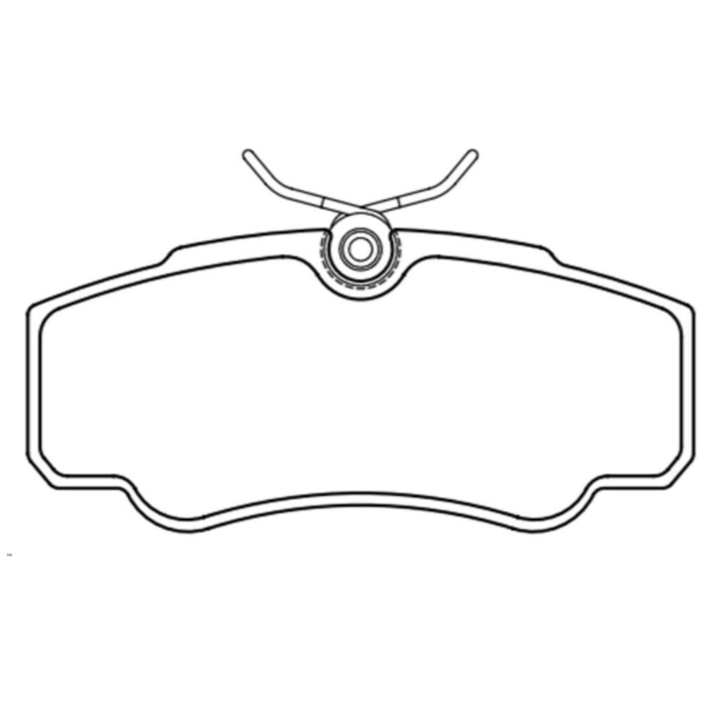 Jogo de Pastilhas de Freio Traseira - Syl - 2192 - (1)