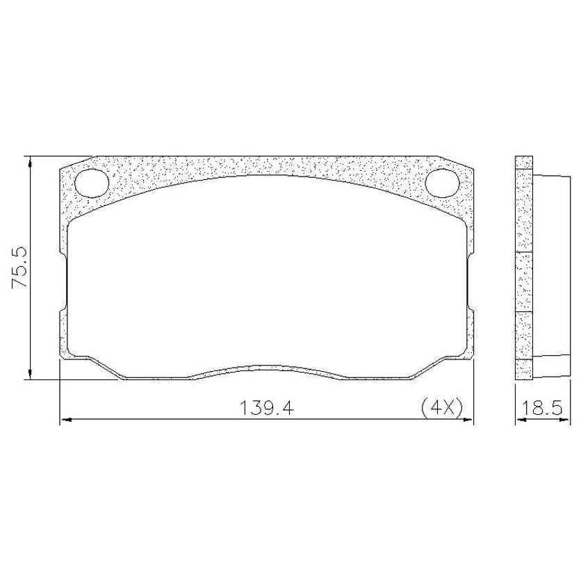 Pastilha de Freio - Fras-le - PD/102 - (1)