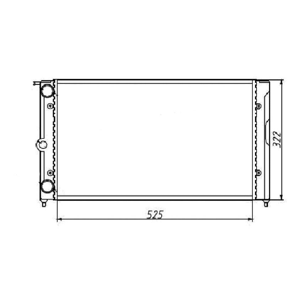 Radiador de Água - Magneti Marelli - RMM1015HVW - (1)