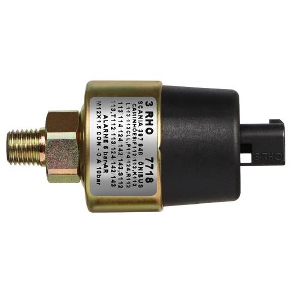 Sensor Mecânico de Pressão de Ar - 0 a 10 Bar - 3-RHO - 7718 - (1)