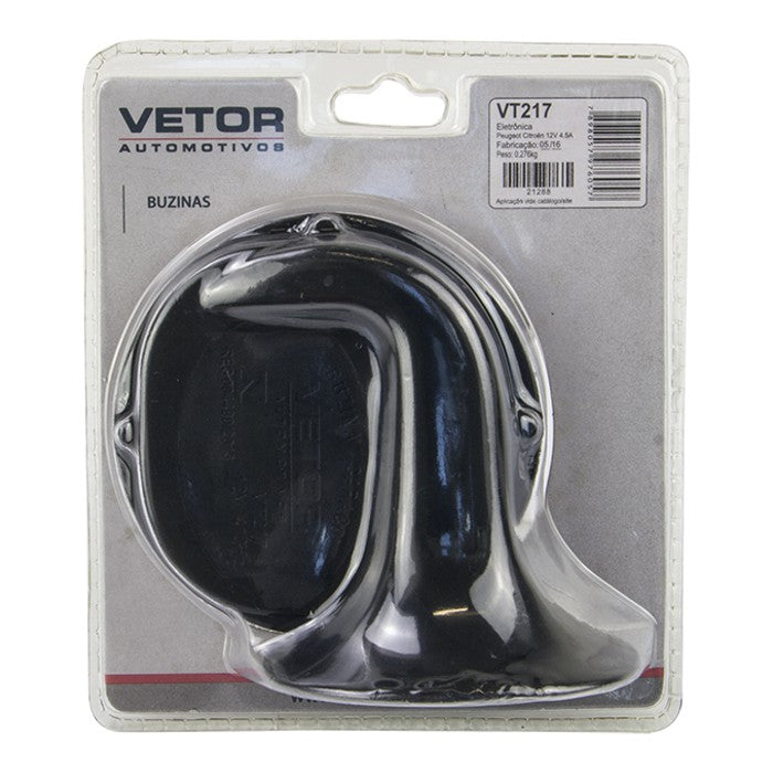 Buzina Caracol 12V - Vetor - Vt217 - (1)