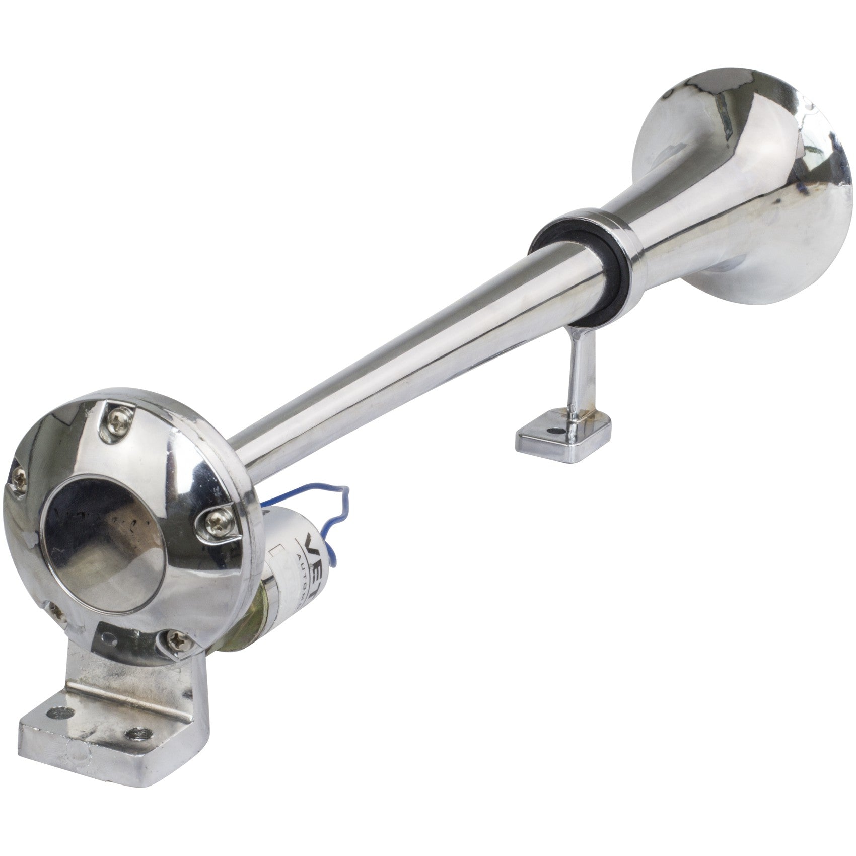 Buzina 1 Corneta Cromada 12V/24V - Vetor - Vt054 - (2)