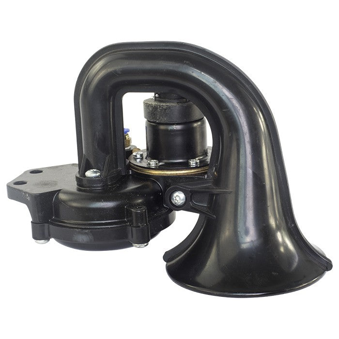 Buzina 1 Corneta Preta 12V - Vetor - Vt047 - (3)
