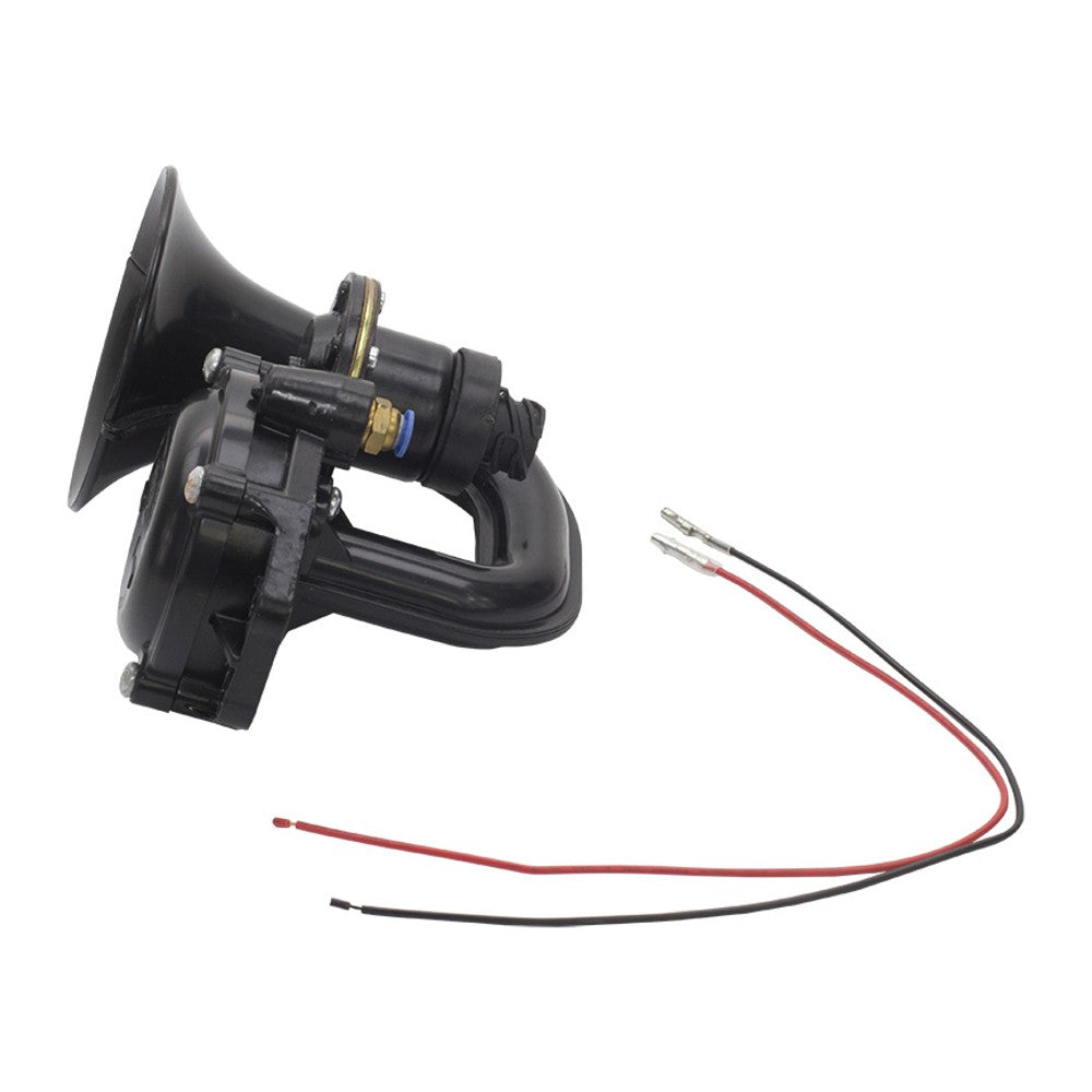 Buzina 1 Corneta Preta 12V - Vetor - Vt047 - (7)