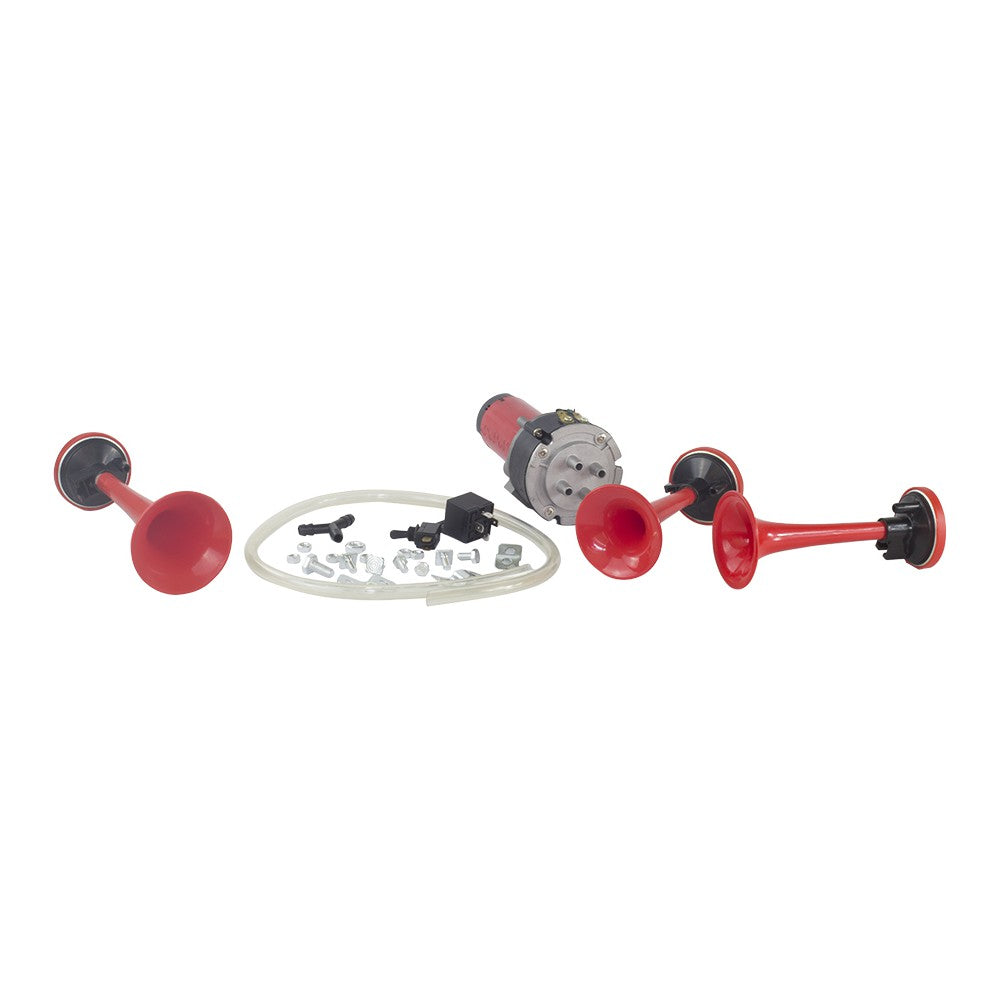 Buzina 3 Cornetas 12V - Vetor - Vt064 - (3)
