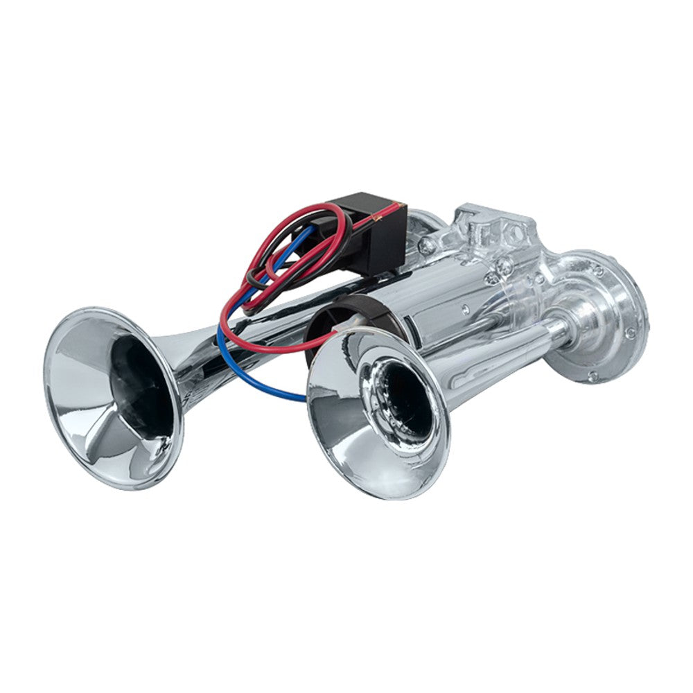 Buzina 2 Cornetas com Compressor Imbutido 12V - Vetor - Vt059 - (4)