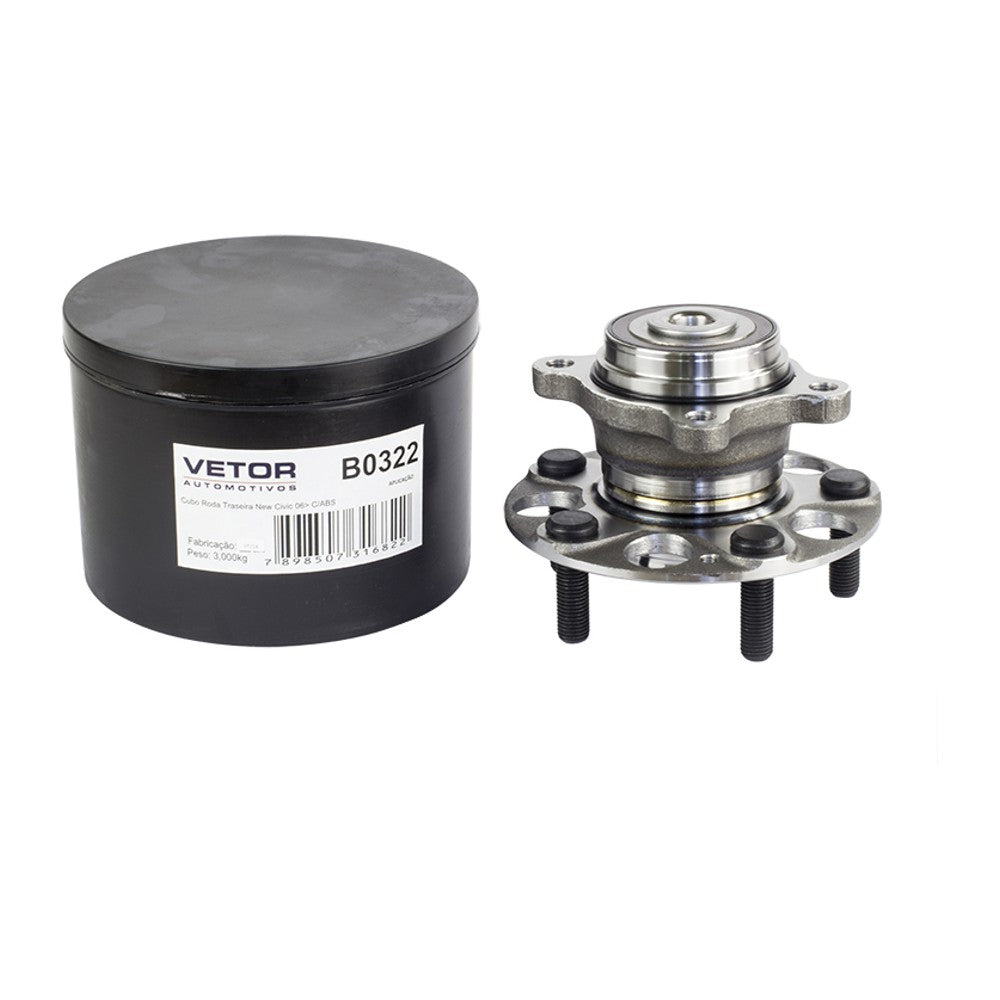 Cubo de Roda Traseiro - Vetor - B0322 - (1)