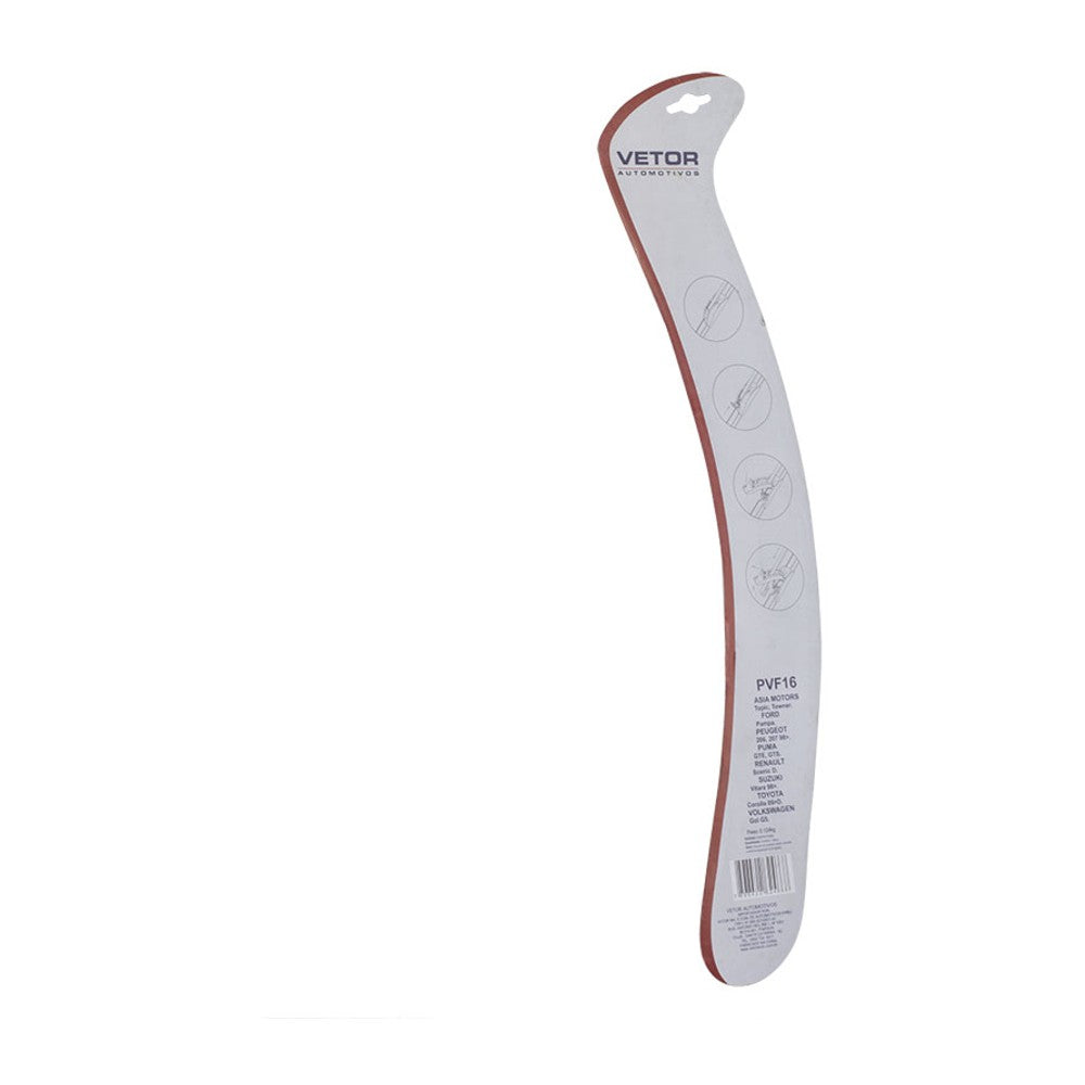 Palheta Dianteira ou Traseira Flex 16" - Vetor - Pvf16 - (2)