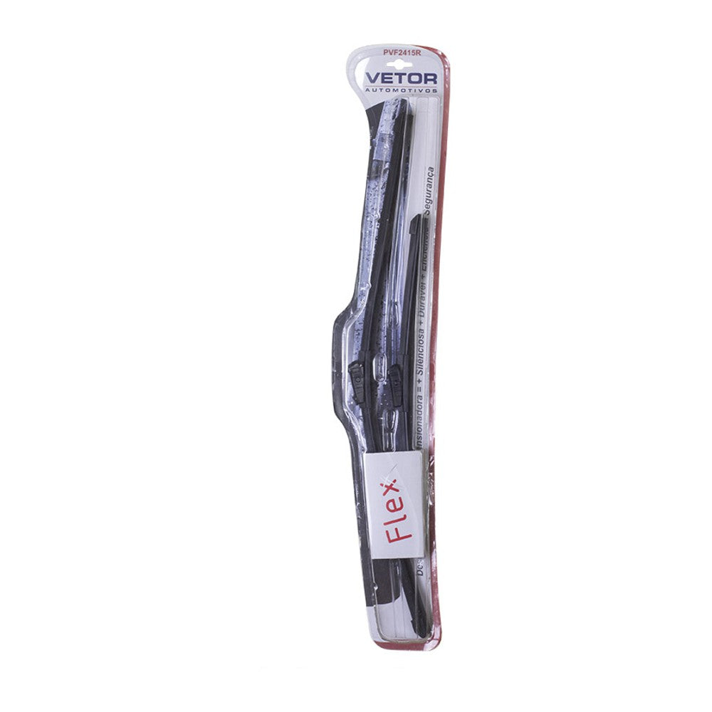 Par Palheta Flex Específica Dianteira 24" e 15" - Vetor - Pvf2415R - (1)