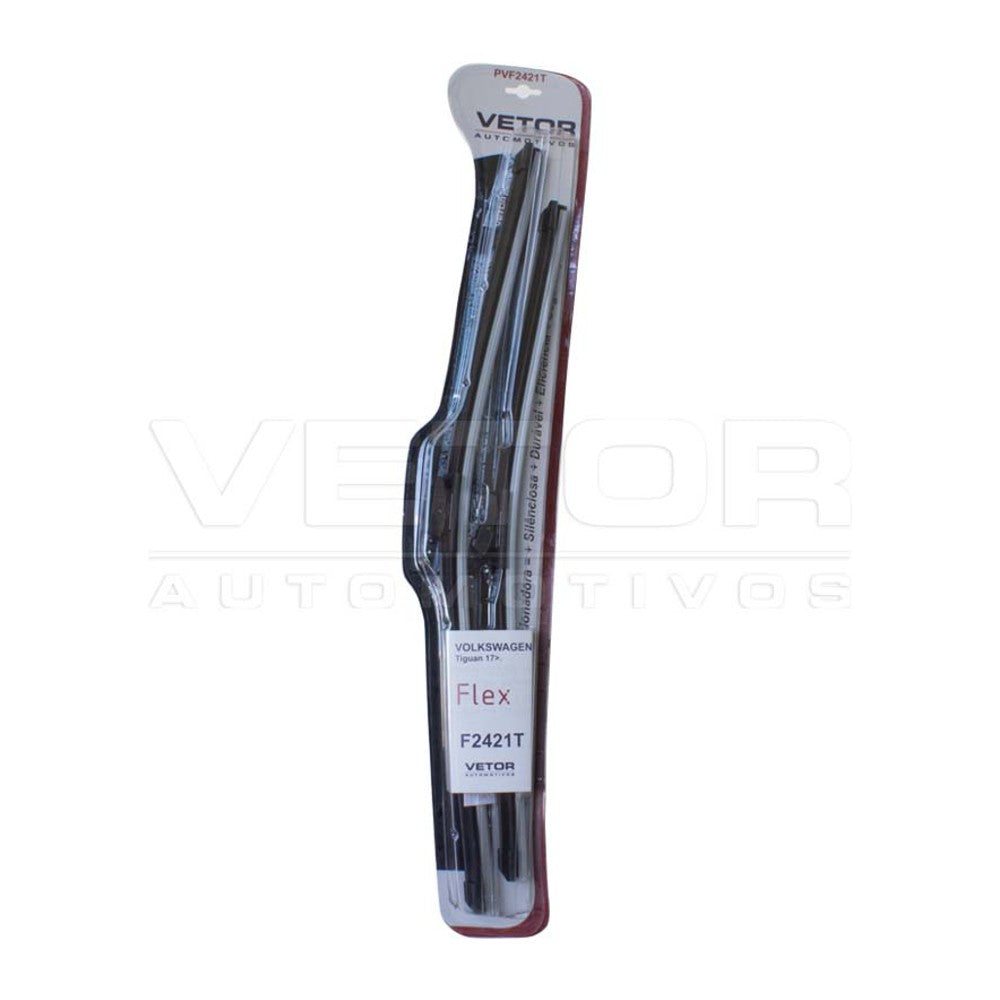 Par Palheta Flex Específica Dianteira 24" e 21" - Vetor - Pvf2421T - (1)