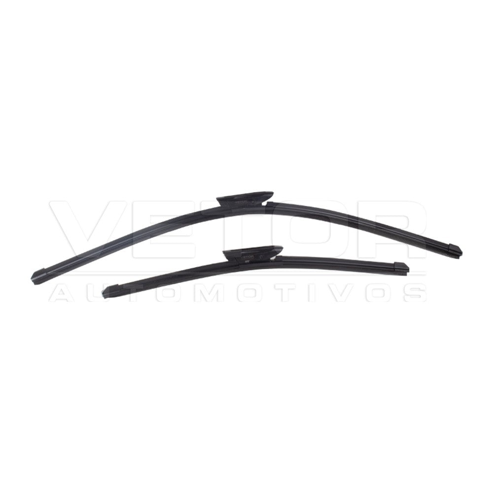 Par Palheta Flex Específica Dianteira 26" e 17" - Vetor - Pvf2617C - (2)